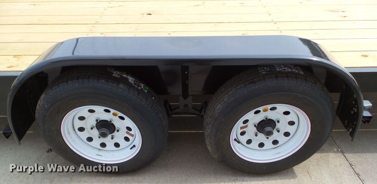 image for item EM9831 2020 Hull Porter TM182 tilt deck utility trailer