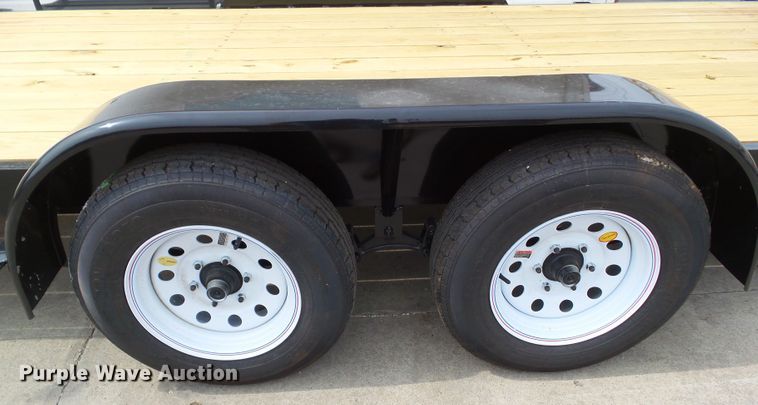 image for item EM9831 2020 Hull Porter TM182 tilt deck utility trailer