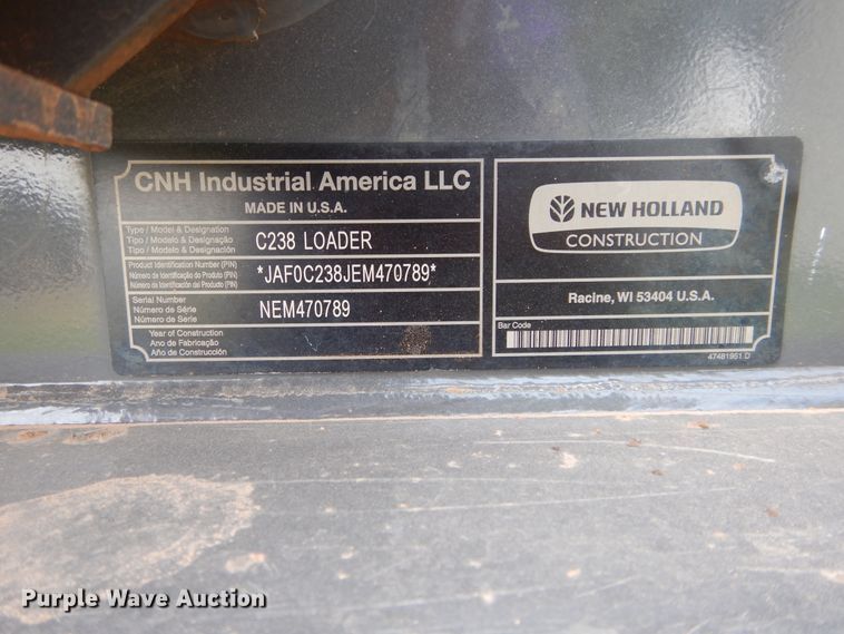 image for item FI9982 2014 New Holland C238 skid steer