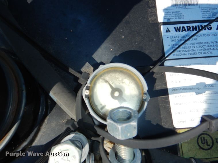 image for item FN9043 2009 Underwriters Laboratories Inc. fuel tank