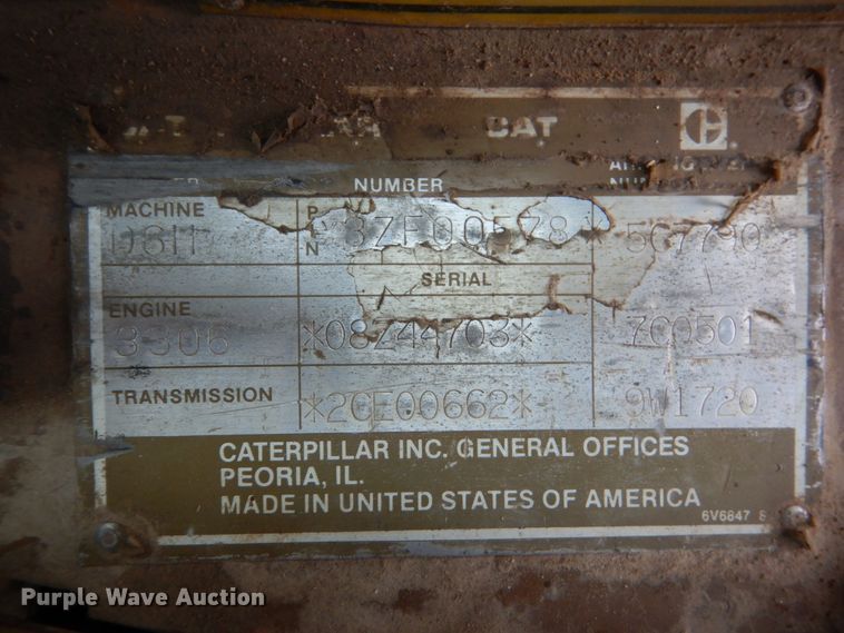 image for item FU9499 1988 Caterpillar D6H dozer