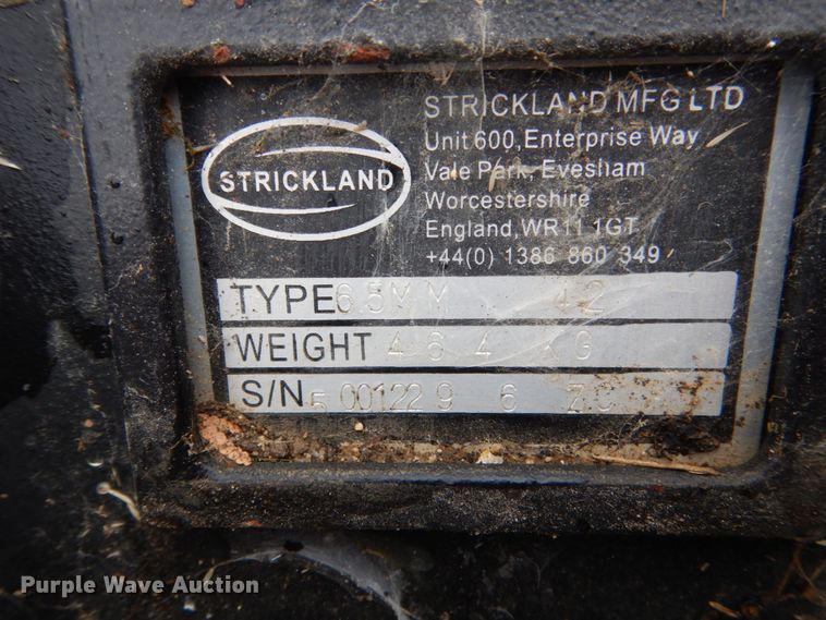 image for item FU9500 Strickland excavator bucket