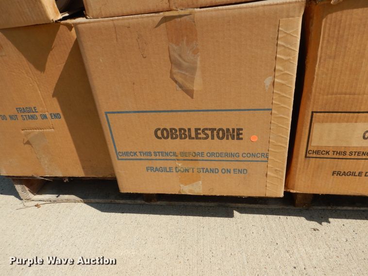 image for item FU9526 (3) pallets concrete stencils