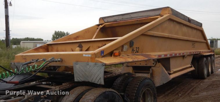 image for item FU9535 1984 Load King bottom dump trailer