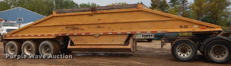 image for item FU9535 1984 Load King bottom dump trailer