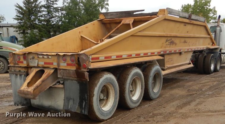 image for item FU9535 1984 Load King bottom dump trailer
