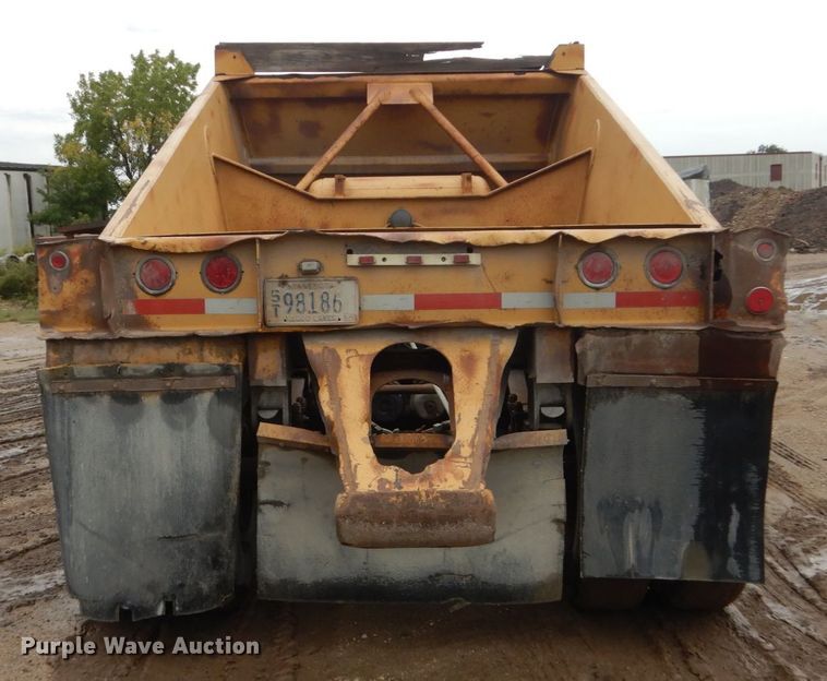 image for item FU9535 1984 Load King bottom dump trailer