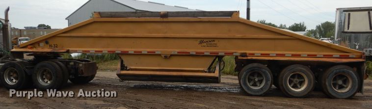 image for item FU9535 1984 Load King bottom dump trailer