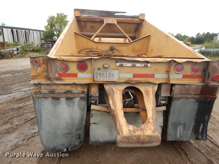 image for item FU9535 1984 Load King bottom dump trailer
