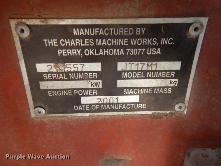 image for item FU9551 2001 Ditch Witch JT1720 directional boring unit