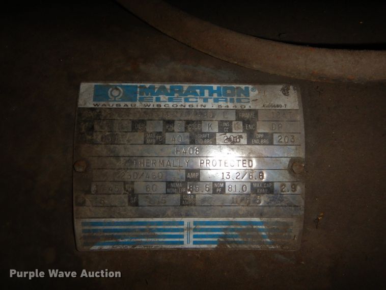 image for item GJ9848 Ingersoll Rand 10FGT air compressor