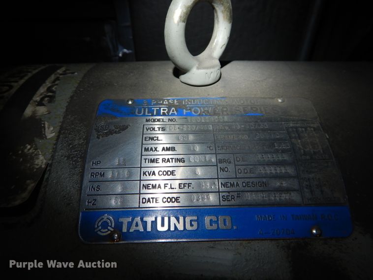 image for item GJ9849 Sullair ES-8 air compressor