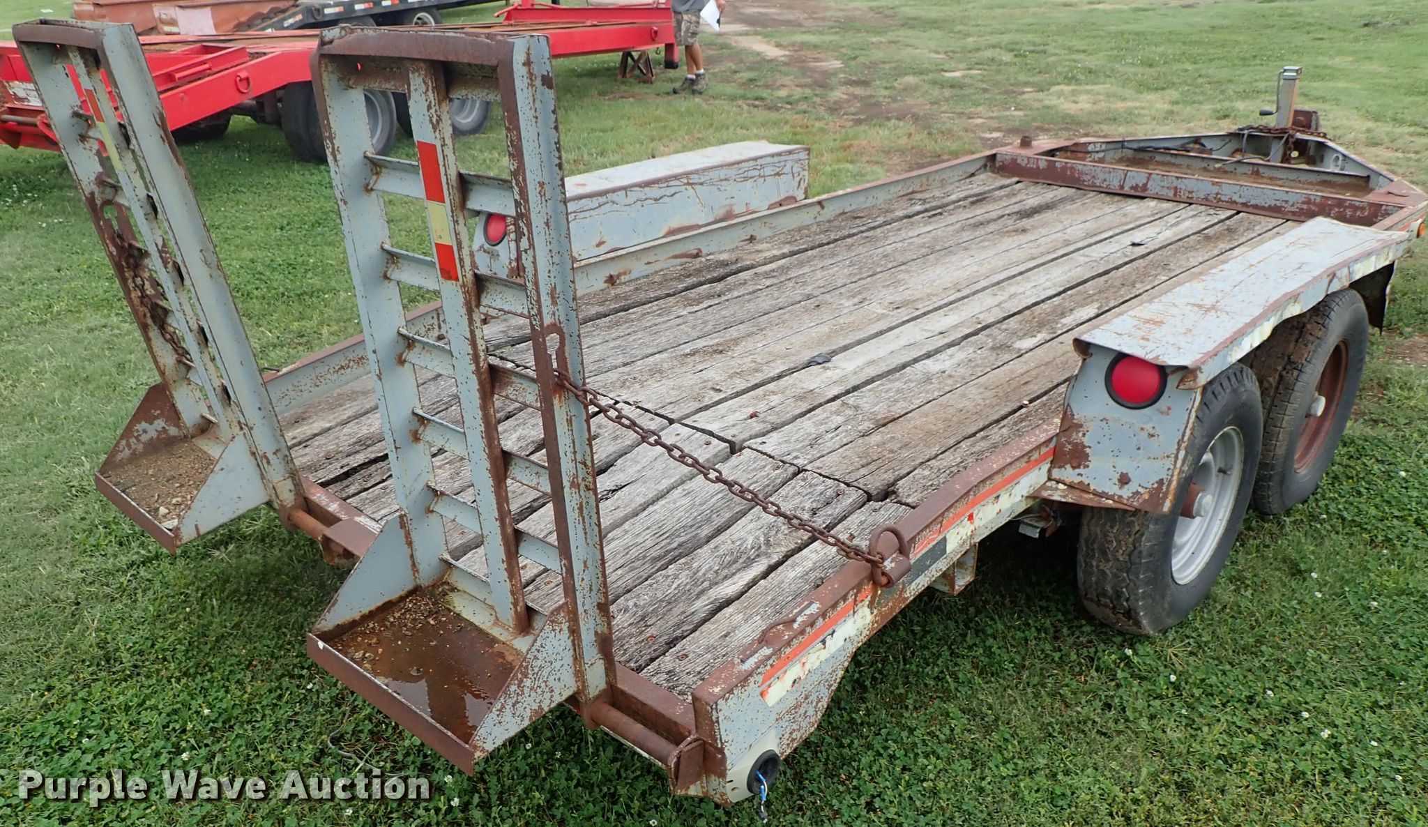 1998 Interstate utility trailer in Hutchinson, KS Item DE1027 sold