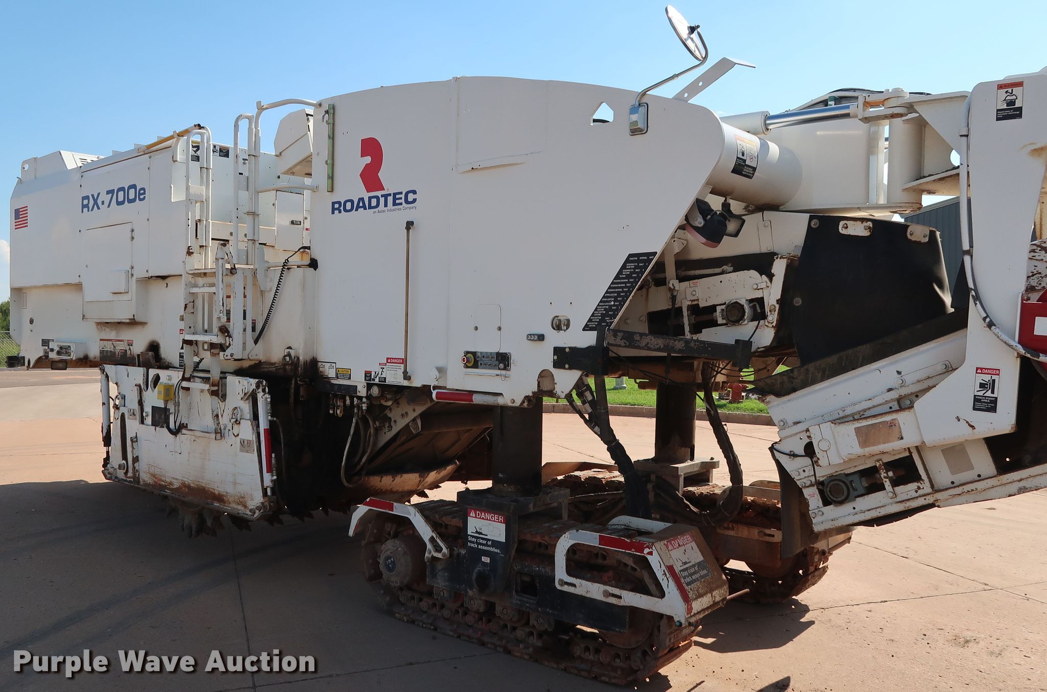 2014 Roadtec RX700E3 milling machine in Noble, OK Item DG4175 sold