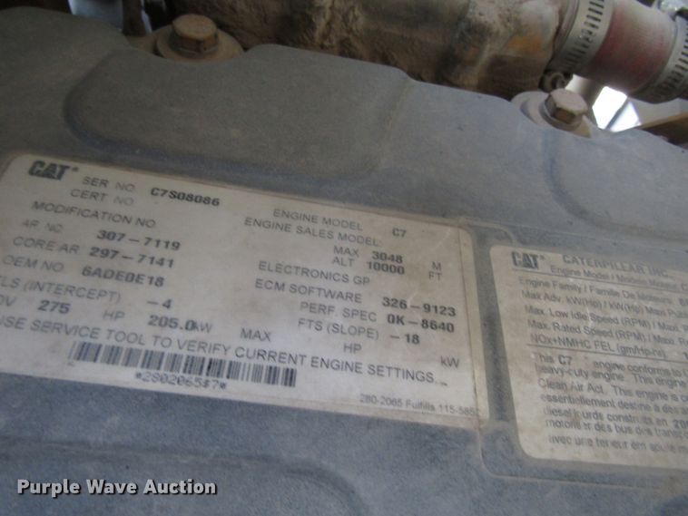 image for item DE2396 2008 Ford F750 Super Duty digger derrick truck