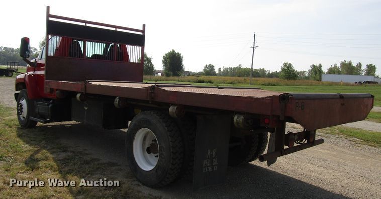 image for item DE2401 2006 GMC C7500 flat dump bed truck