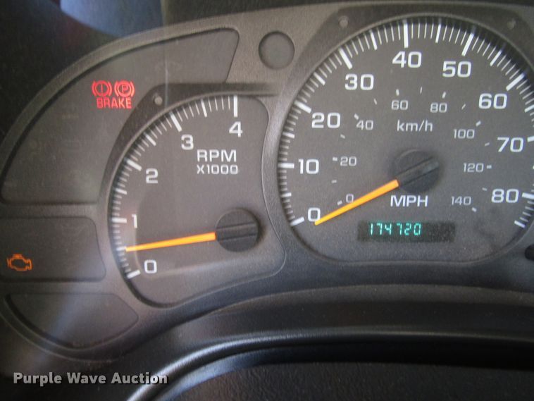 image for item DE2401 2006 GMC C7500 flat dump bed truck