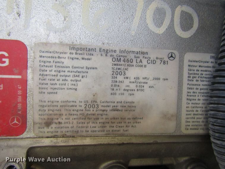 image for item DE2404 2004 Western Star crane truck