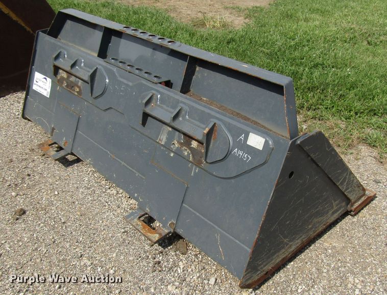 image for item DE2409 70"W skid steer bucket