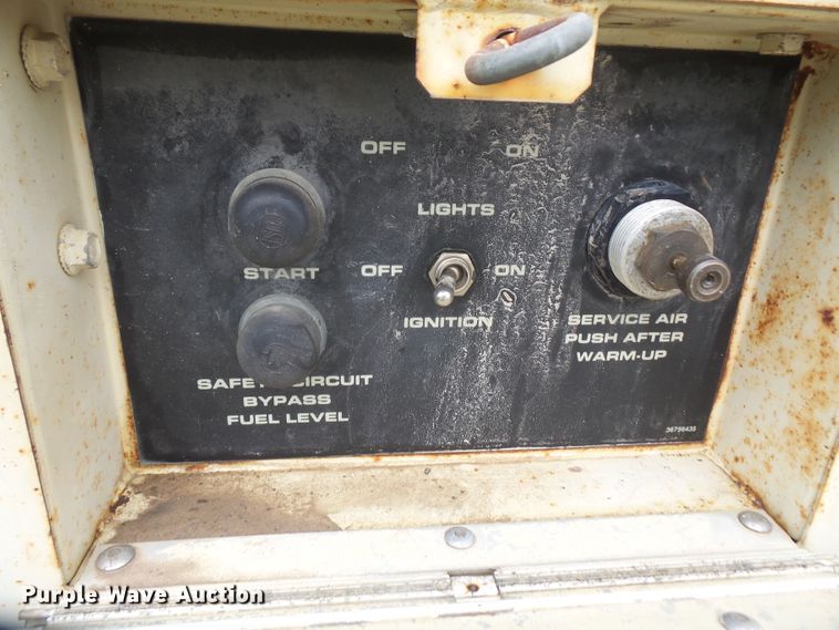 image for item DE2423 Ingersoll Rand P175B-W-D air compressor