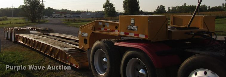 image for item DG8201 2000 Load King HDD503 low boy equipment trailer
