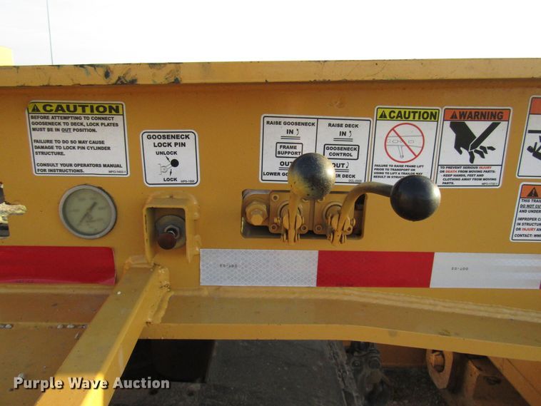 image for item DG8201 2000 Load King HDD503 low boy equipment trailer