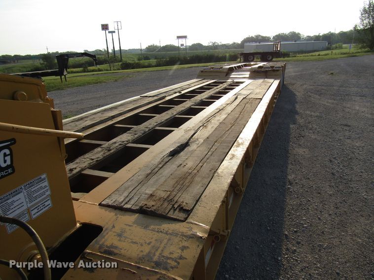 image for item DG8201 2000 Load King HDD503 low boy equipment trailer