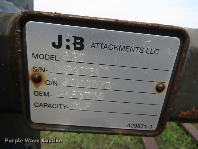 image for item FB9280 JRB 580 pallet forks