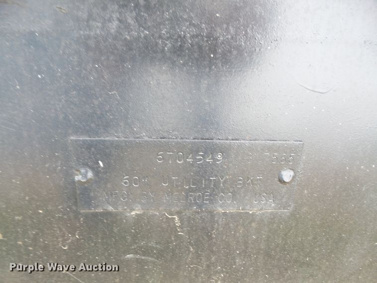 image for item FB9309 Bobcat 60"W skid steer bucket