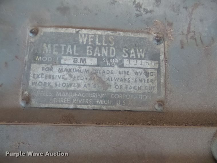image for item FB9311 Well 8M band saw