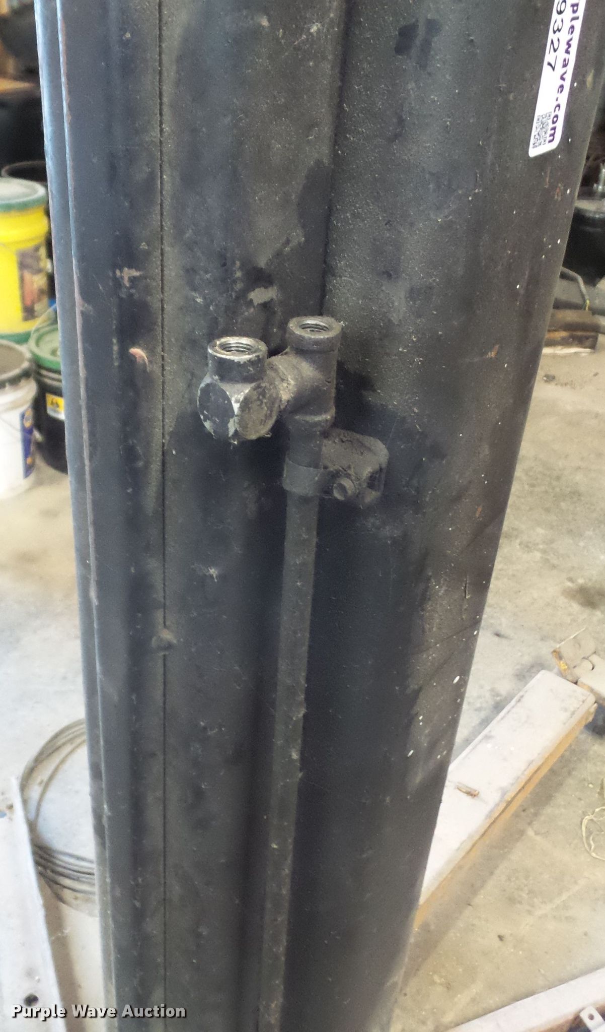 Two post automotive lift in Lebo, KS Item FB9327 sold Purple Wave