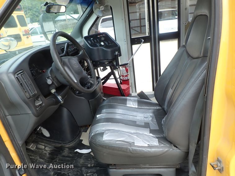 image for item DB7710 2002 Chevrolet Express G3500 Blue Bird school bus