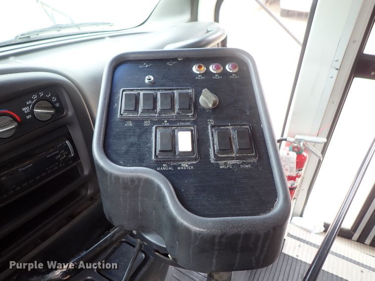 image for item DB7710 2002 Chevrolet Express G3500 Blue Bird school bus