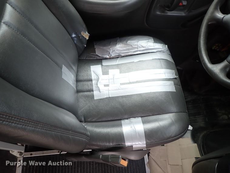 image for item DB7710 2002 Chevrolet Express G3500 Blue Bird school bus