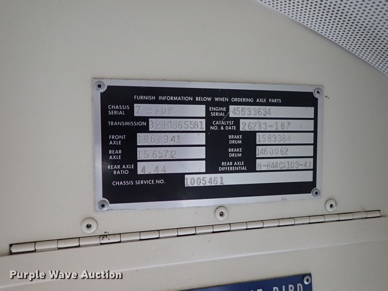 image for item DB7721 1998 Blue Bird TC2000 school bus