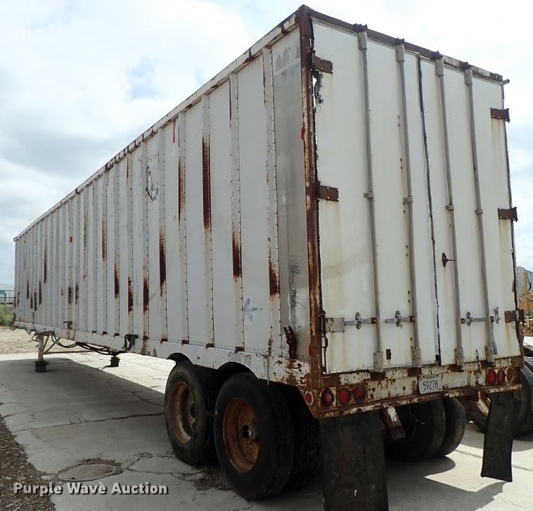 image for item DB7724 1986 Bocats TWS50V0 walking floor trailer