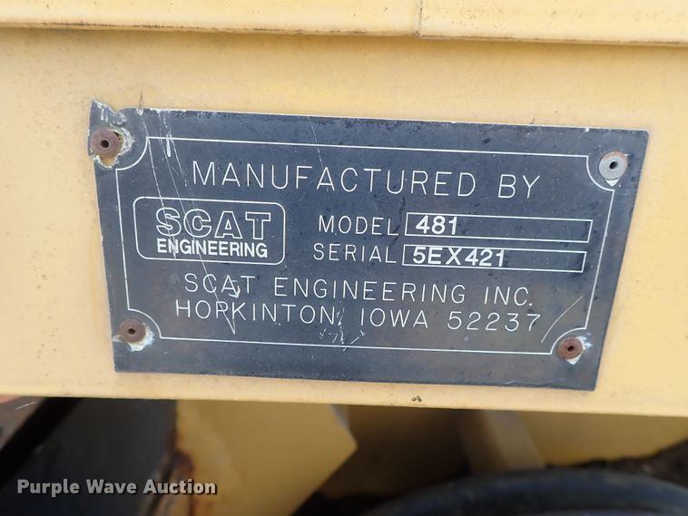 image for item DB7727 Scat 481 compost turner