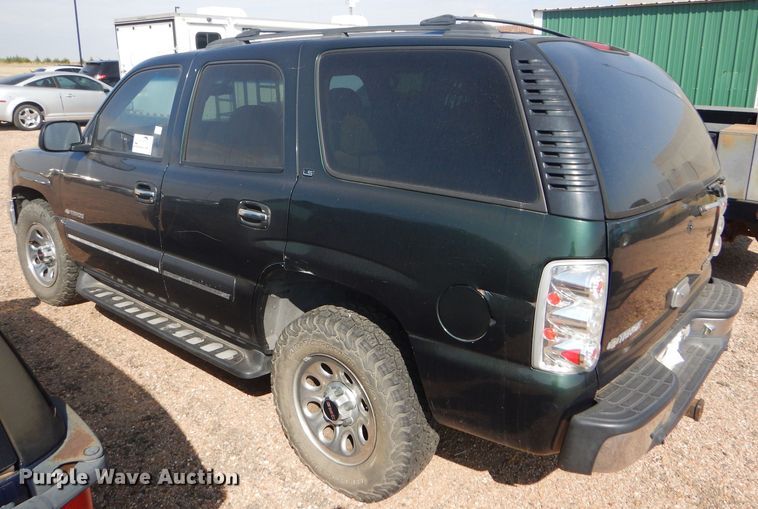 image for item DD4461 2001 Chevrolet Tahoe SUV