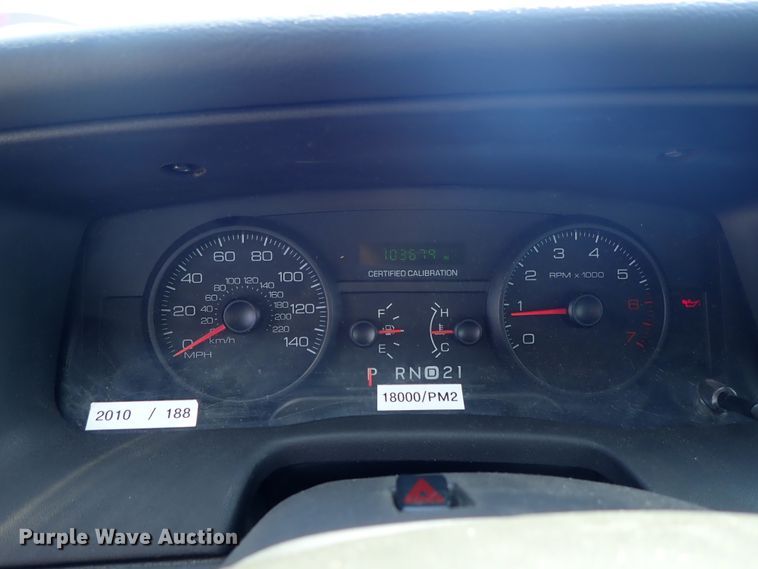 image for item DE0931 2010 Ford Crown Victoria Police Interceptor