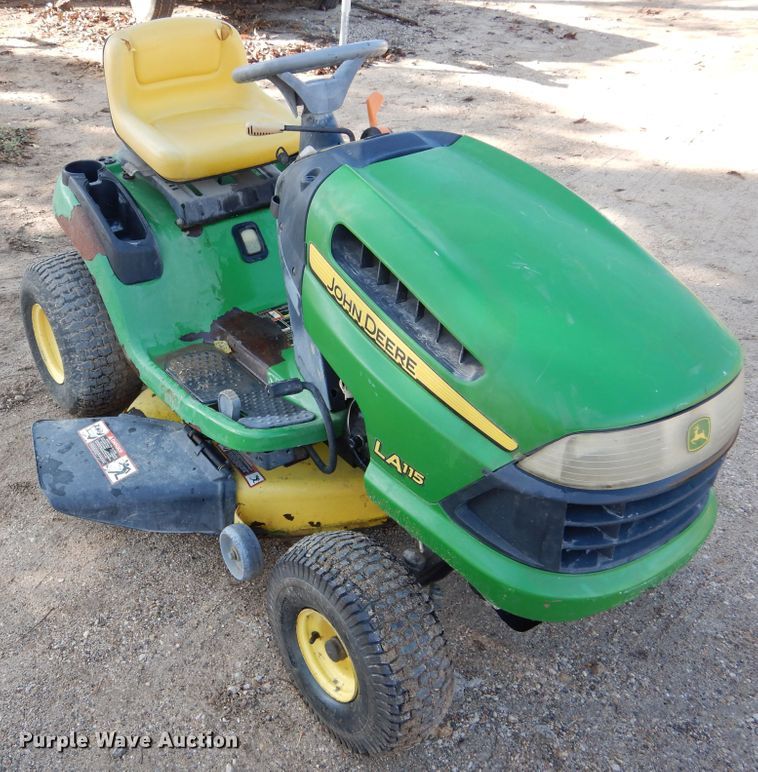 image for item DF2574 John Deere LA115 lawn mower
