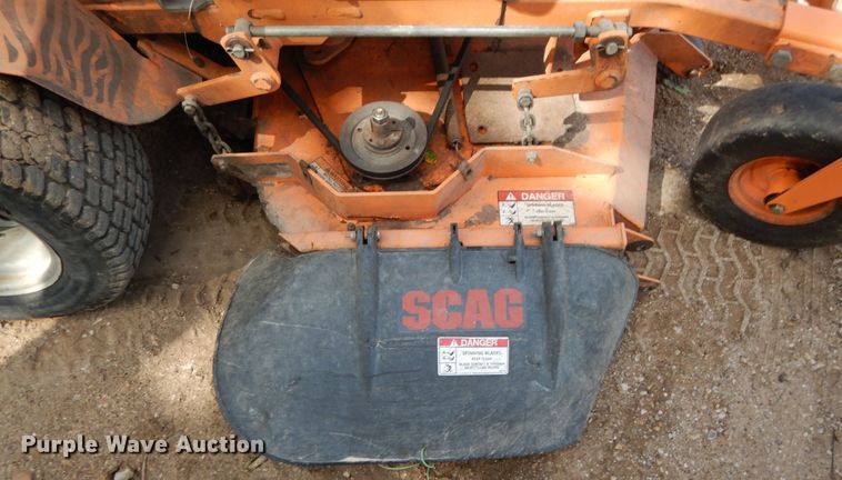 image for item DF2577 Scag Turf Tiger STT52V-27CH ZTR lawn mower