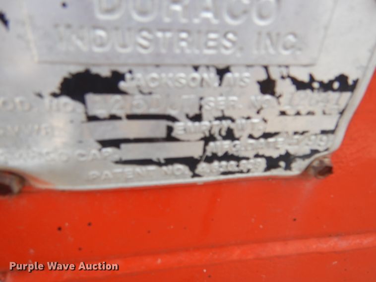 image for item DF2578 1999 Dura Patcher 125DJT spray injection pothole patcher