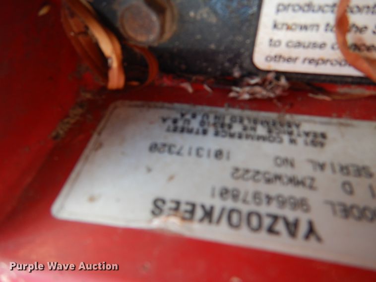 image for item DF2580 Yazoo/Kees 966497801 ZTR lawn mower