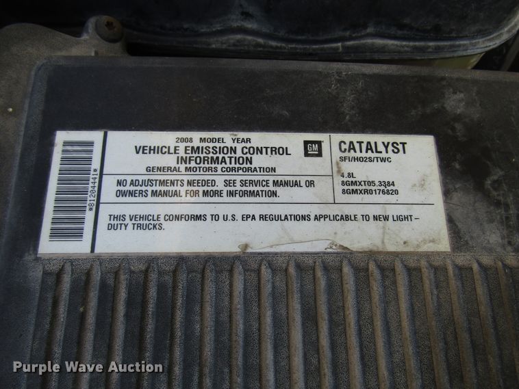 image for item DG8215 2008 Chevrolet Silverado 1500 Ext. Cab pickup truck