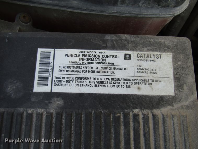 image for item DG8216 2008 Chevrolet Silverado 1500 Ext. Cab pickup truck