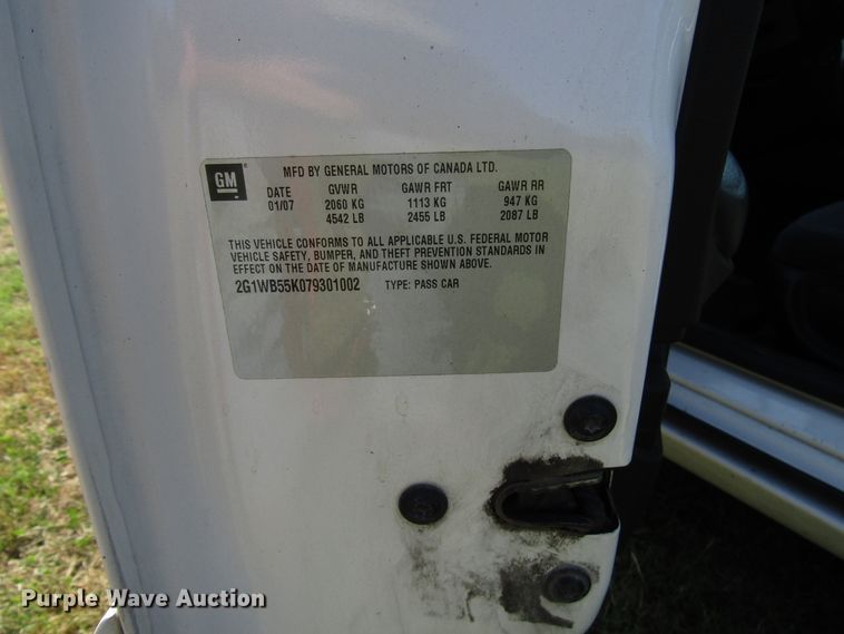 image for item DG8220 2007 Chevrolet Impala