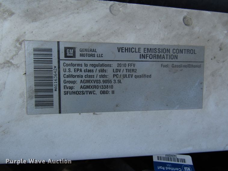 image for item DG8221 2010 Chevrolet Impala