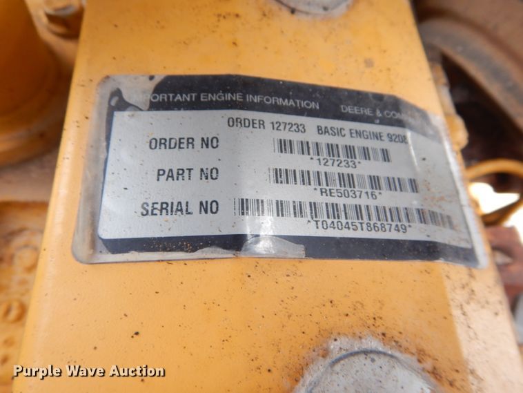 image for item DH3580 2001 John Deere 310SG backhoe