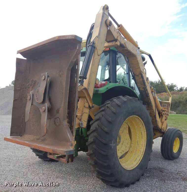 image for item DH3581 2005 John Deere 6615 tractor with Diamond side boom mower