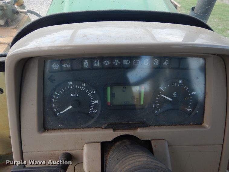 image for item DH3581 2005 John Deere 6615 tractor with Diamond side boom mower